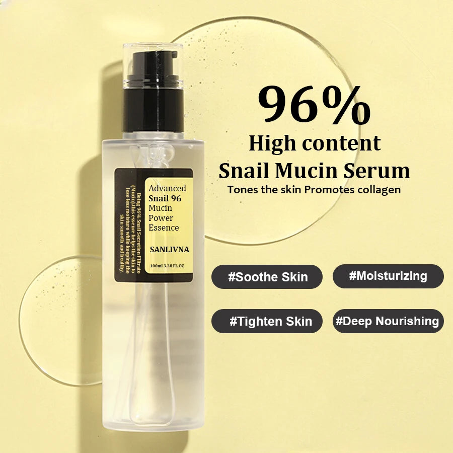 Snail Mucin 96% Korean Skin Care Facial