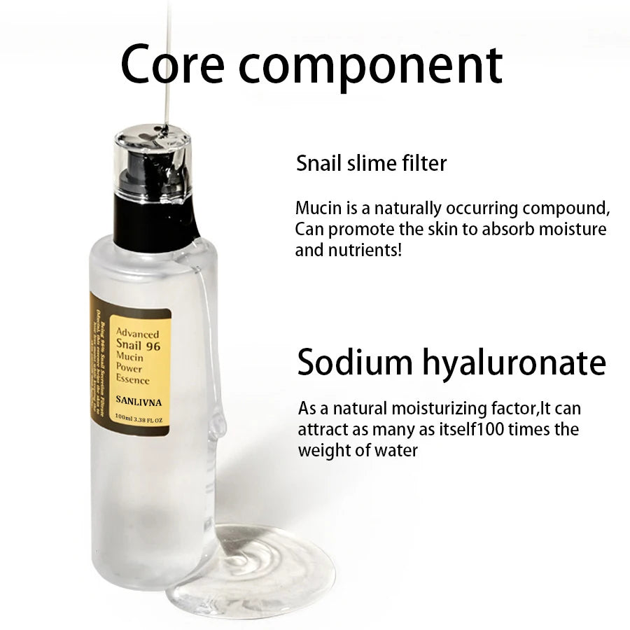 Snail Mucin 96% Korean Skin Care Facial